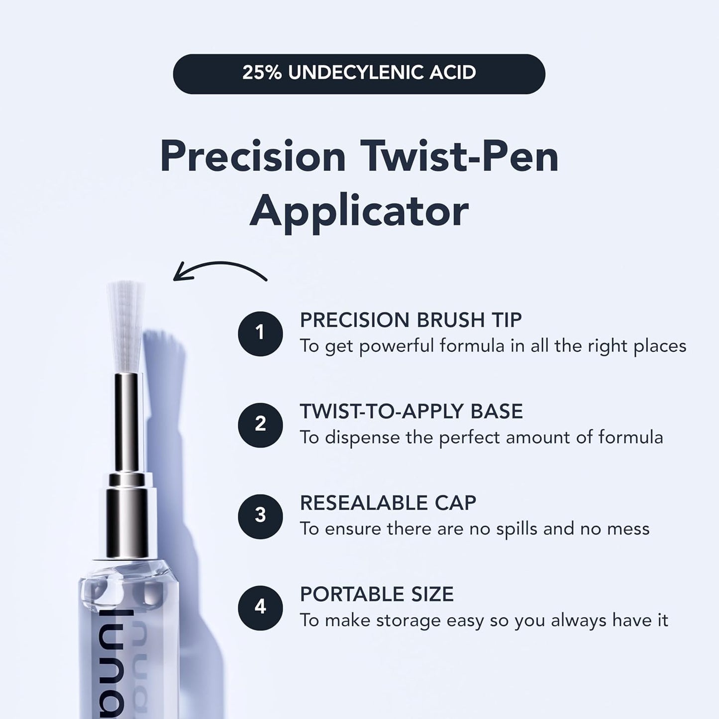 Lunavia Antifungal Pen – Cures Most Athlete’s Foot, Jock Itch